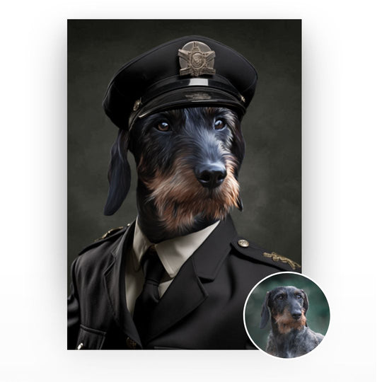 The Policeman - Pet Portrait