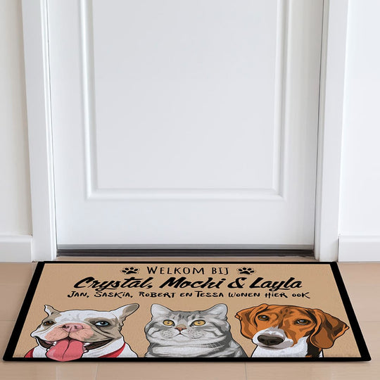 Tapis de Porte pour Animaux de Compagnie